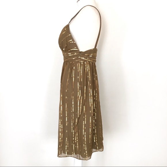 Milly New York Cocktail Dress W Gold - Picture 3 of 6